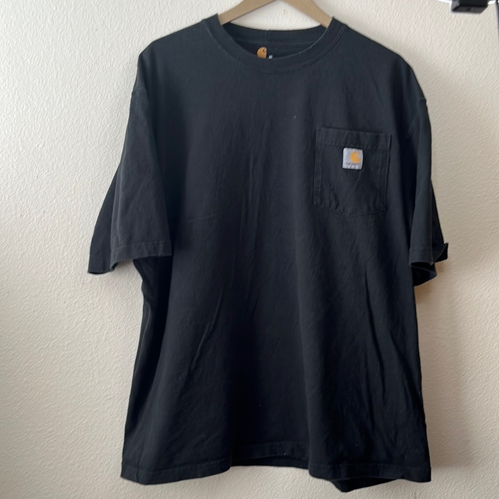 Black Carhart T-shirt regional fit